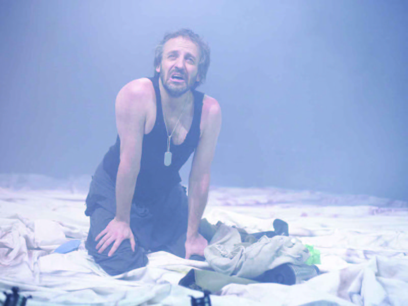Odysseus am Sand