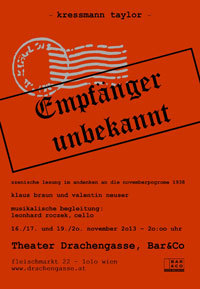 Empfänger unbekannt 