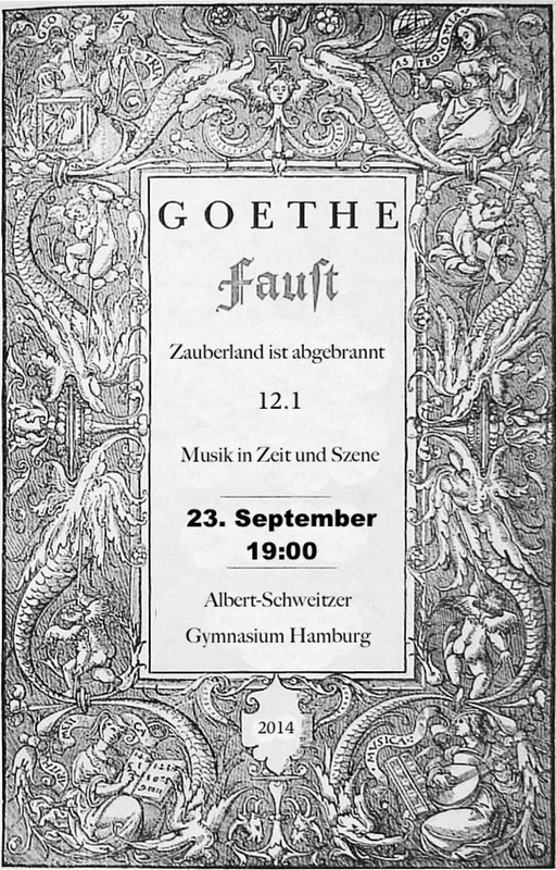 FAUST oder "Zauberland ist abgebrannt"