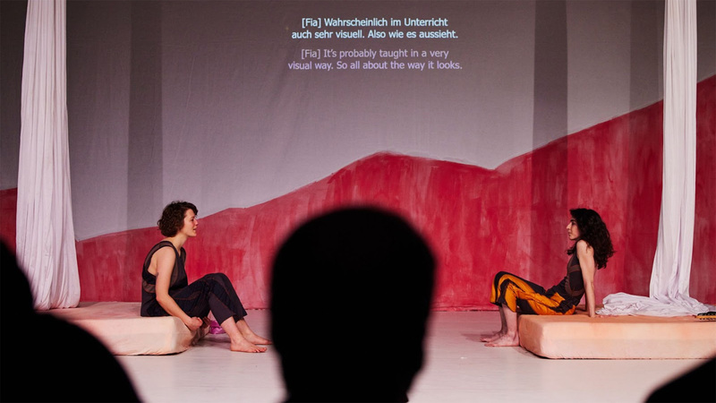Fia Neises & Liv Schellander - Dramaturgie blind inklusiv